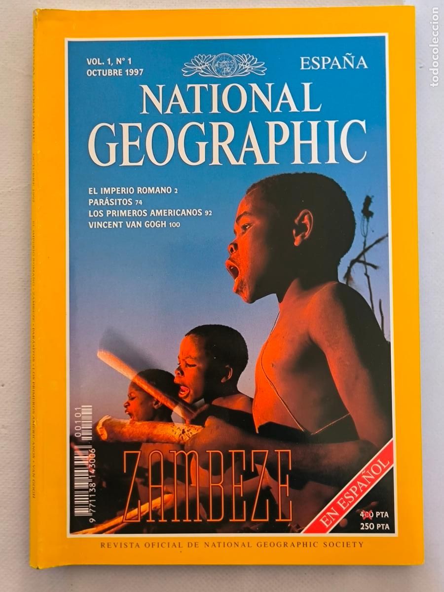 Coleccionismo de National Geographic: REVISTA NATIONAL GEOGRAPHIC VOL. 1 N&ordm; 1 - OCTUBRE 1997 - ZAMBEZE (HA)