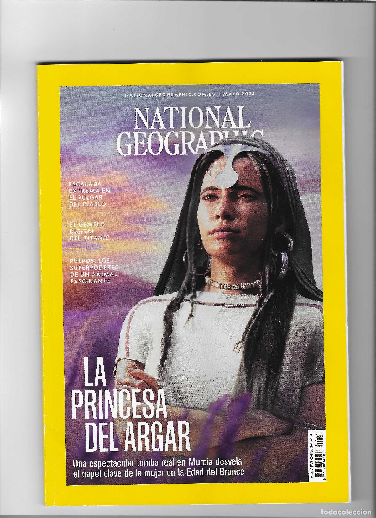 Coleccionismo de National Geographic: NATIONAL GEOGRAPHIC: MAYO 2025. CULTURA DEL ALGAR + ALASKA + TITANIC + PULPOS