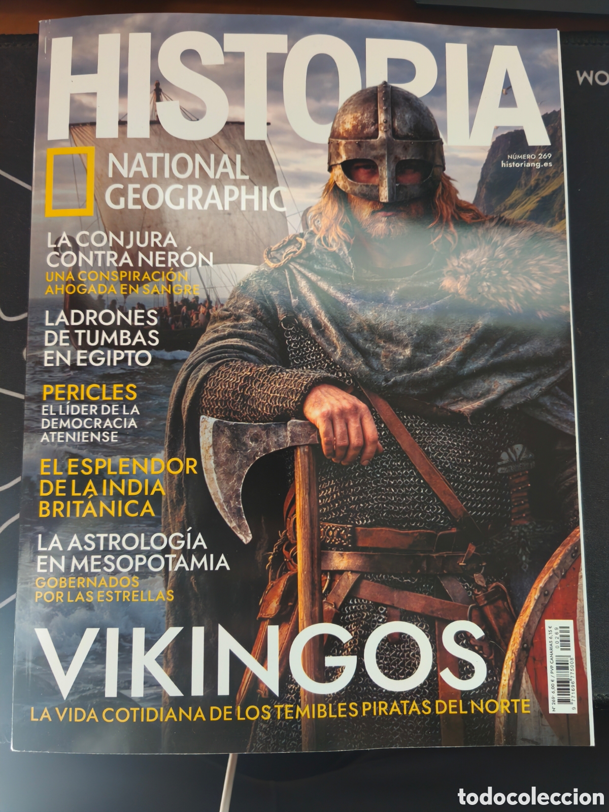 Coleccionismo de National Geographic: Revista Historia National Geographic num&eacute;ro 269 n&deg;269. Vikingos