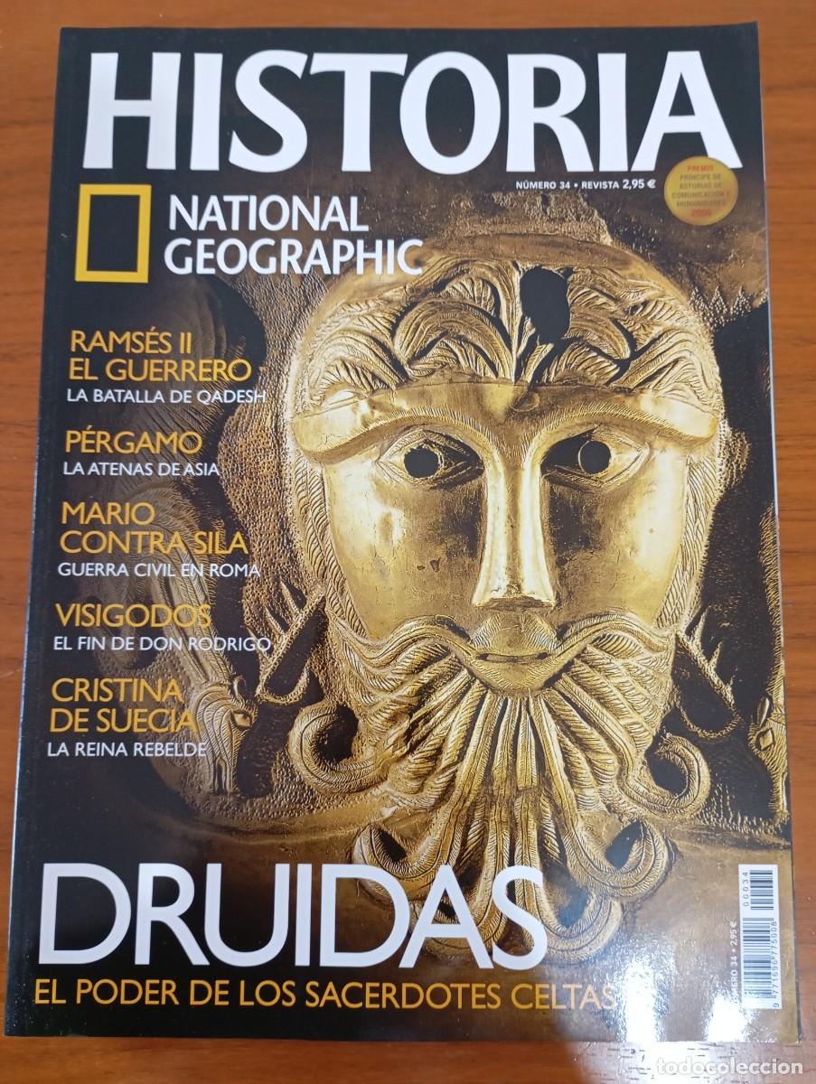 Coleccionismo de National Geographic: HISTORIA NATIONAL GEOGRAPHIC NUM 34. DRUIDAS. PERGAMO. VISIGODIS