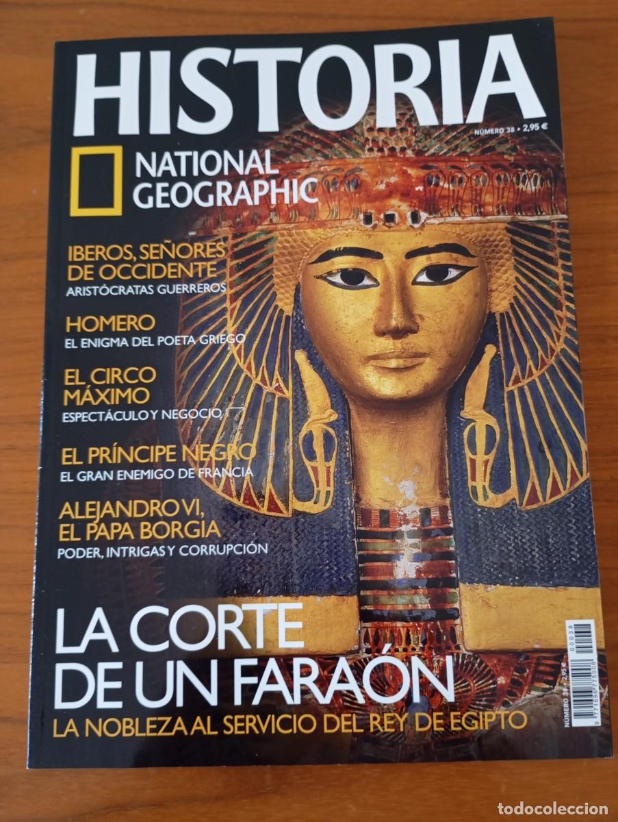 Coleccionismo de National Geographic: HISTORIA NATIONAL GEOGRAPHIC NUM 38. LA CORTE DE UN FARAON. IBEROS. HOMERO.