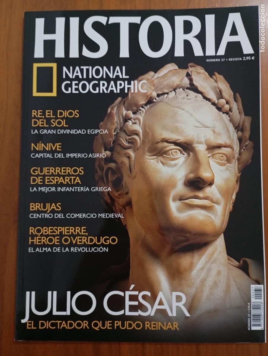 Coleccionismo de National Geographic: HISTORIA NATIONAL GEOGRAPHIC NUM 37. JULIO CESAR. RE, ESPARTA, ROBESPIERRE