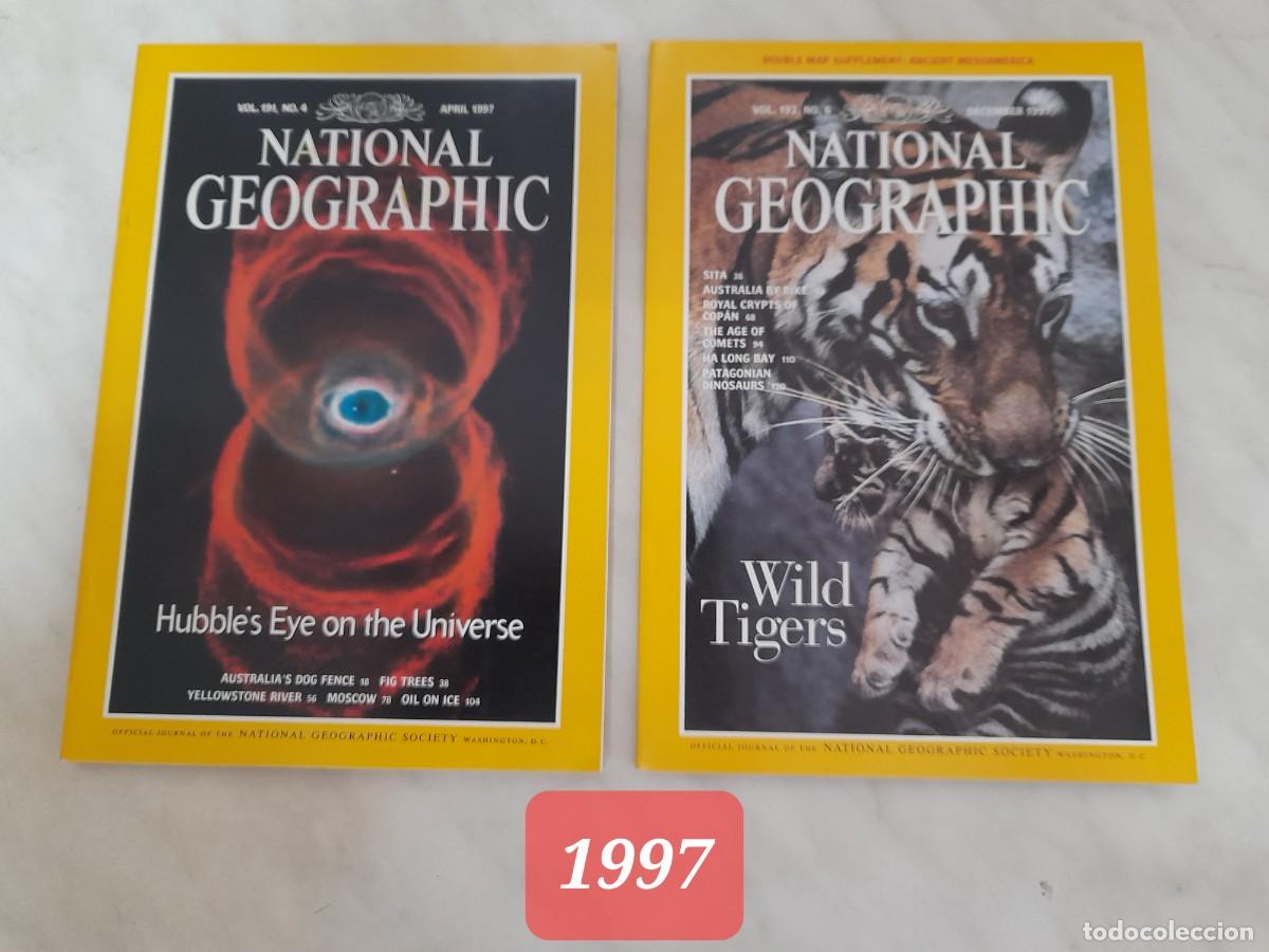 Coleccionismo de National Geographic: NATIONAL GEOGRAPHIC EDICI&Oacute;N USA. A&Ntilde;O 1997. 2 N&Uacute;MEROS: MARZO Y MAYO. COMPRA M&Iacute;NIMA 5 &euro;.
