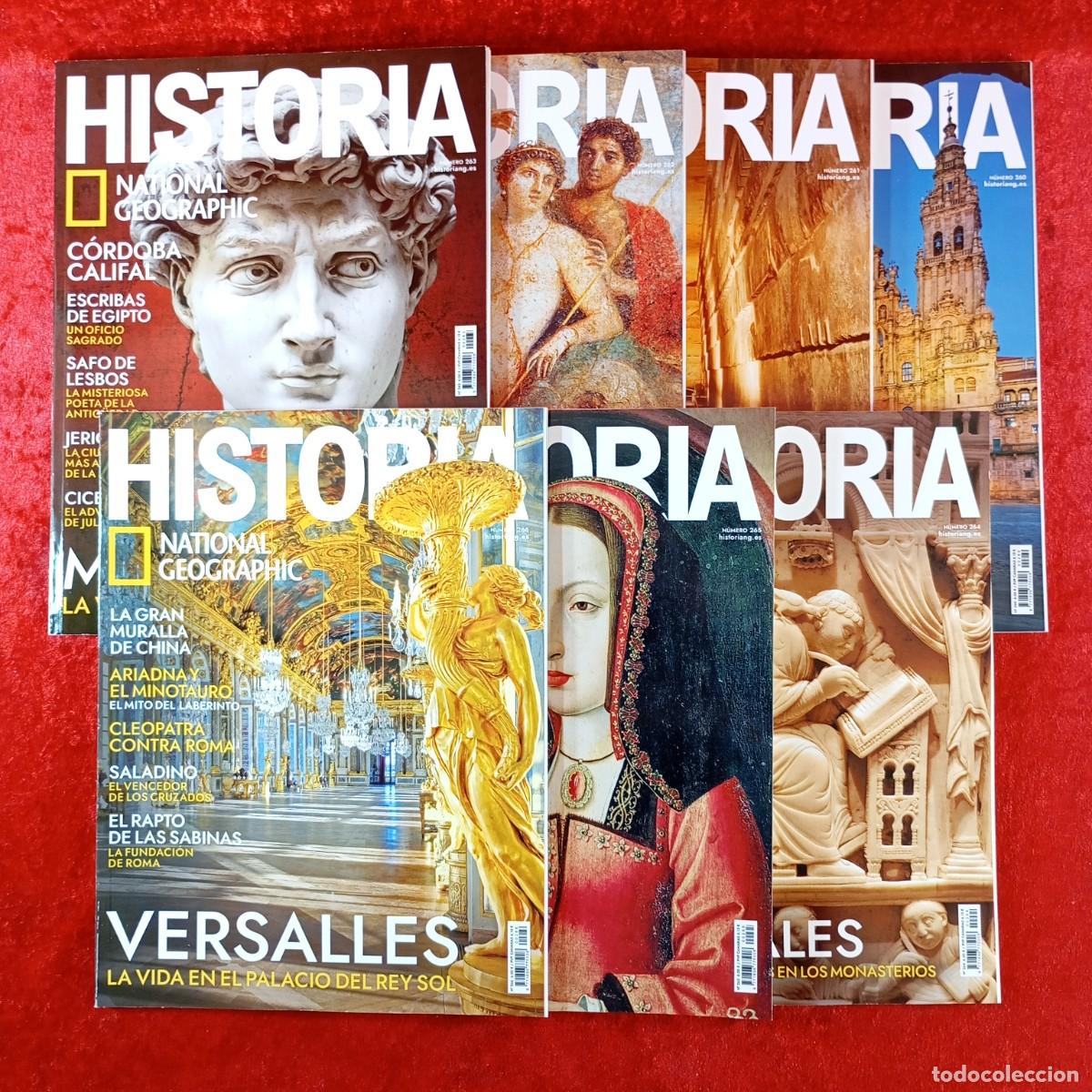 Sammeln von National Geographic: HISTORIA - NATIONAL GEOGRAPHIC - LOTE DE 7 REVISTAS - MIGUEL &Aacute;NGEL, ETC / 1536