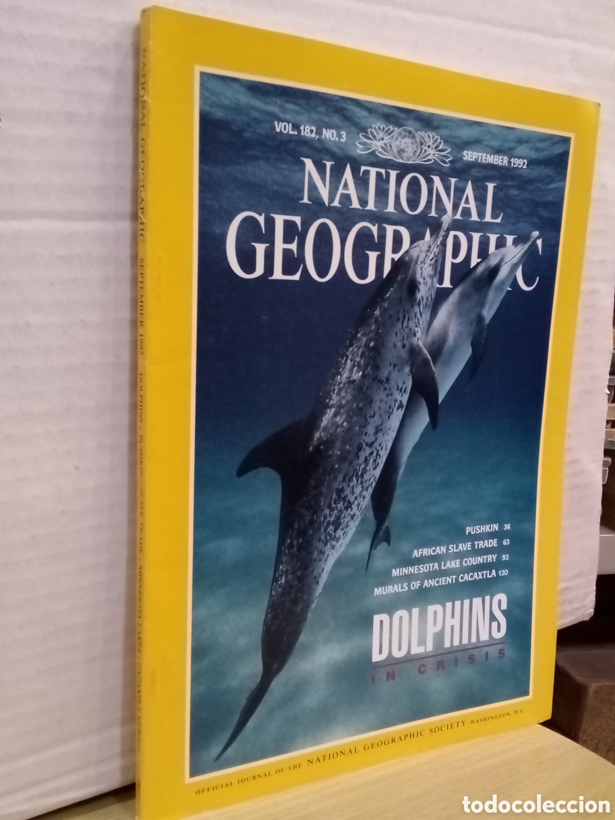 Coleccionismo de National Geographic: National Geographic, Vol. 182, N&ordm;. 3. Septiembre 1992: Dolphins in crisis.