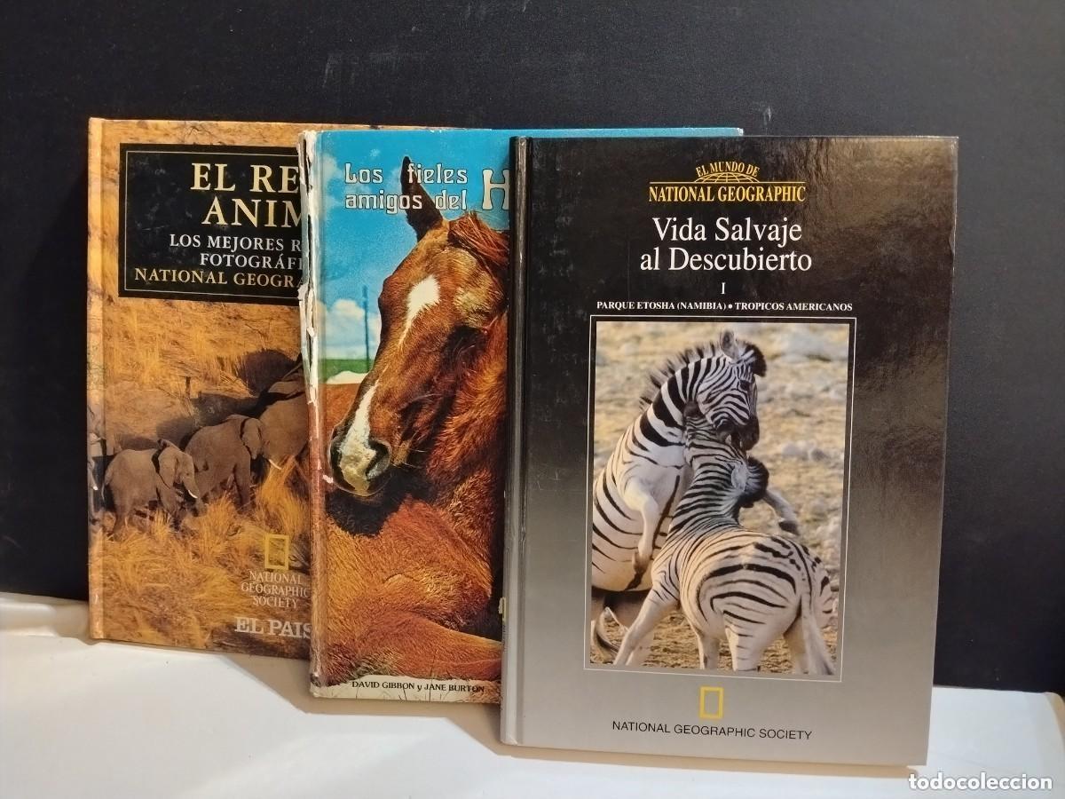 Coleccionismo de National Geographic: 3 LIBROS -NATIONAL GEOGRAPHIC - ANIMALES (VER FOTOS)