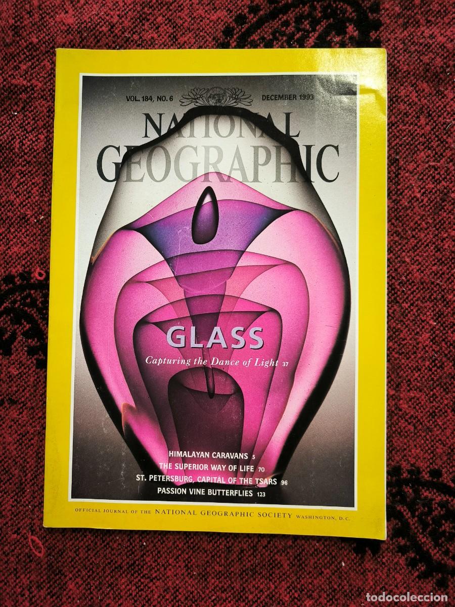 Coleccionismo de National Geographic: National Geographic En Ingl&eacute;s Diciembre 1993 Himalaya Cristal San Petersburgo Mariposas