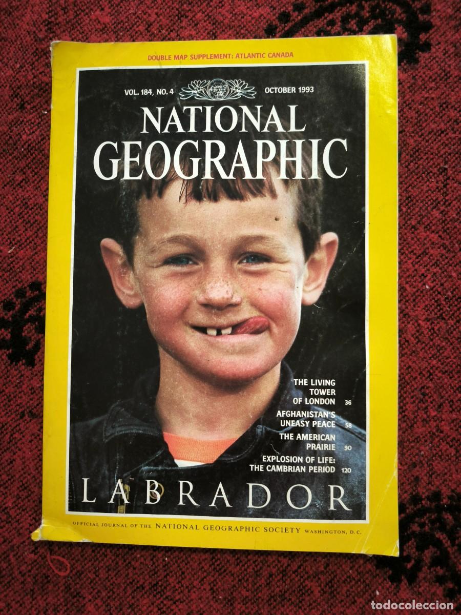 Coleccionismo de National Geographic: National Geographic En Ingl&eacute;s Octubre 1993 Labrador Torre De Londres Afganist&aacute;n