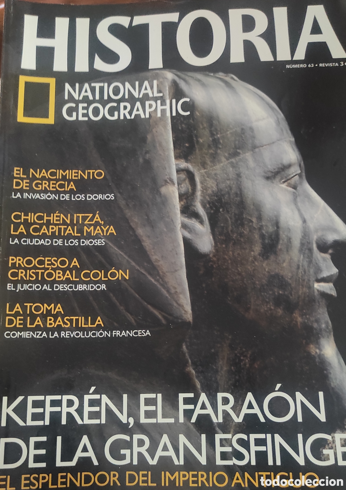 Coleccionismo de National Geographic: Kefren. El fara&oacute;n de la pir&aacute;mide.