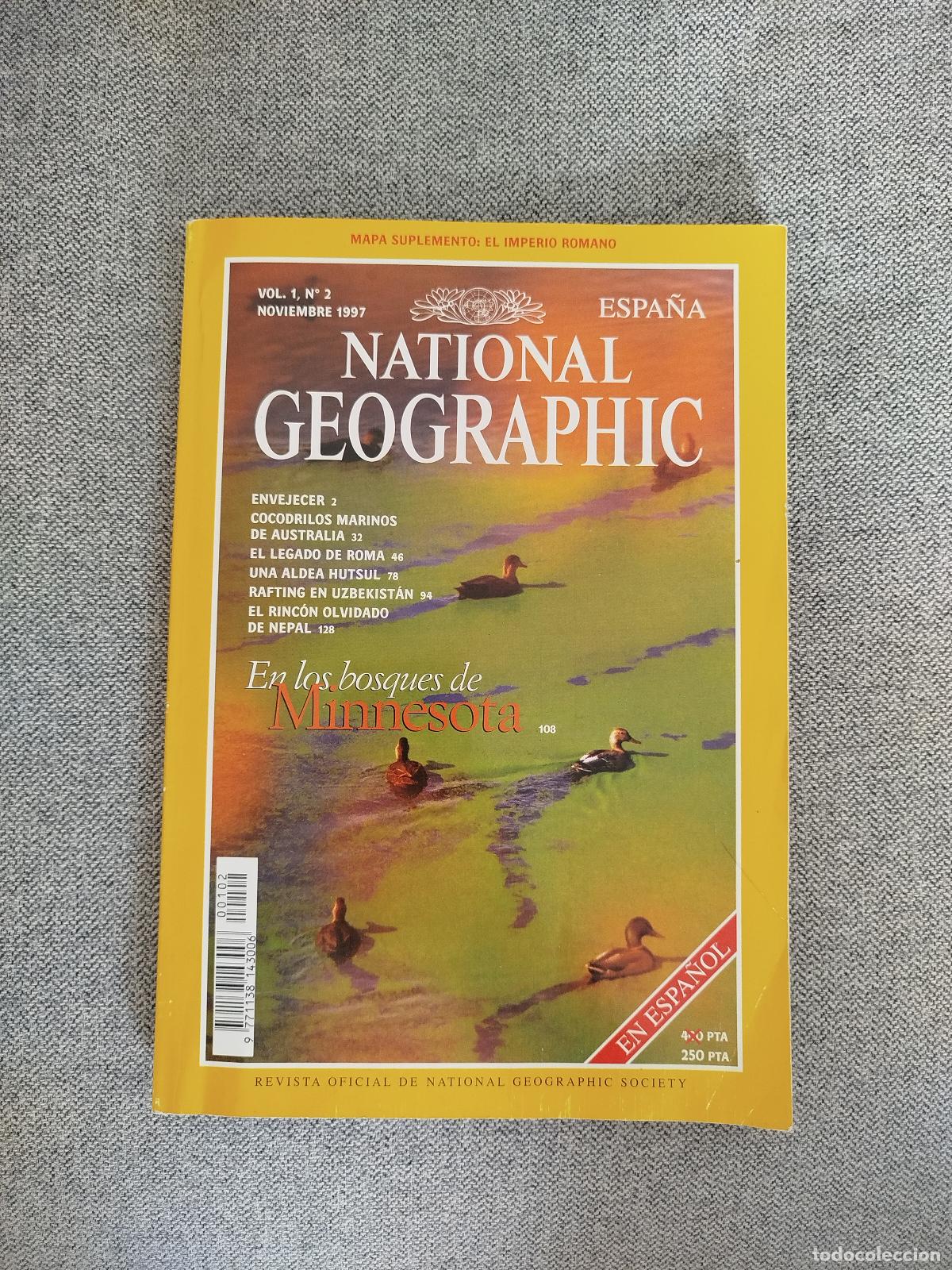 Coleccionismo de National Geographic: National Geographic Espa&ntilde;a, noviembre 1997. En los bosques de Minnesota.