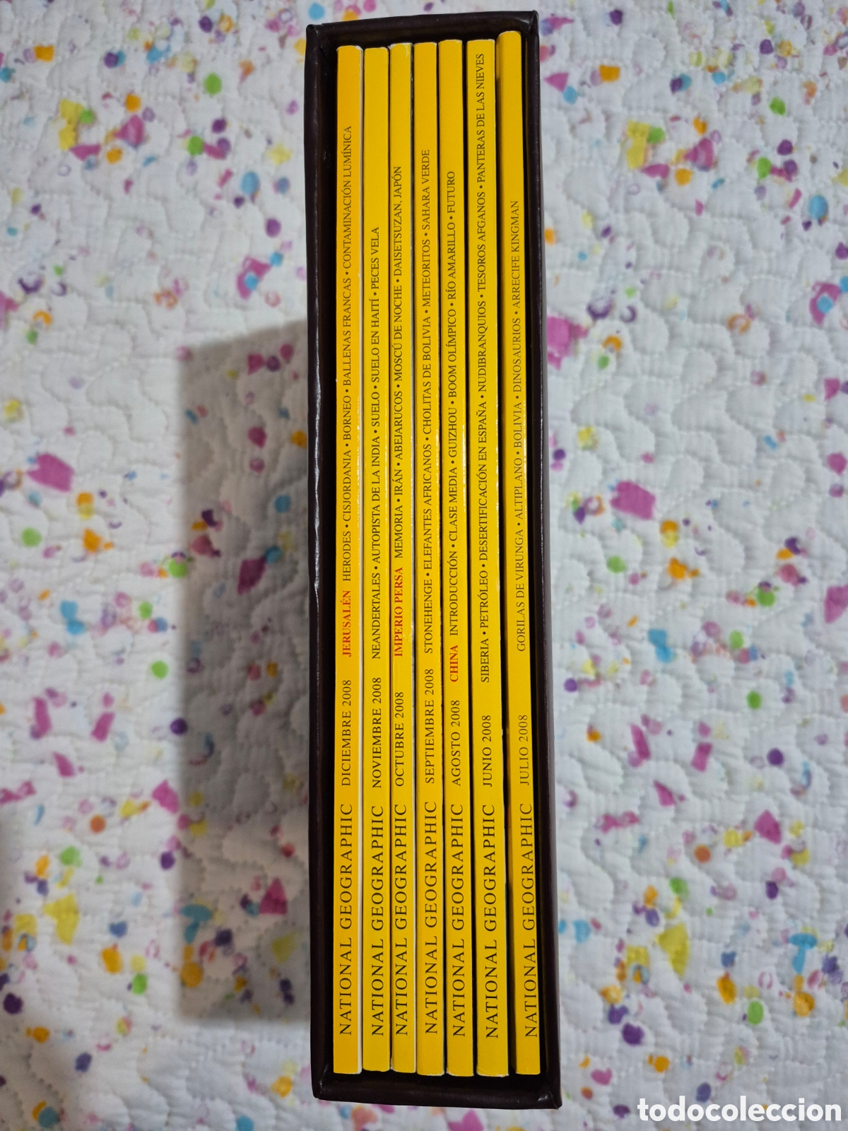 Coleccionismo de National Geographic: Nacional geogr&agrave;fic revistas any 2008 amb mapes inclosos Juny a Desembre