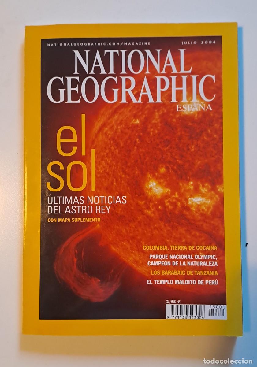 Coleccionismo de National Geographic: NATIONAL GEOGRAPHIC. JULIO 2004 - EL SOL. ULTIMAS NOTICIAS DEL ASTRO REY. CON DESPLEGABLE
