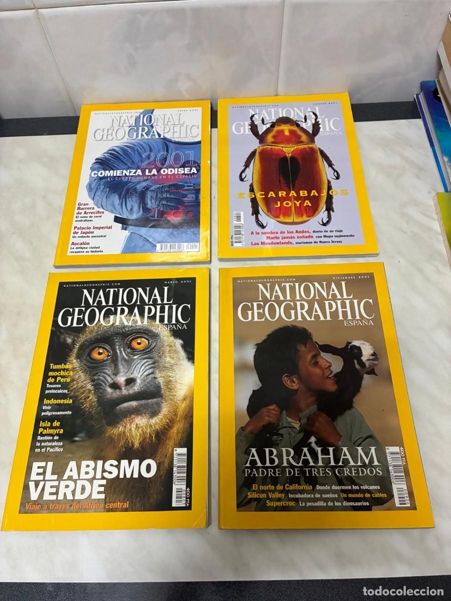 Coleccionismo de National Geographic: 4 N&Uacute;MEROS 2001 NATIONAL GEOGRAPHIC ESPA&Ntilde;A. PEDIDO M&Iacute;NIMO 5 EUROS. ENERO, FEBRERO, MARZO Y DICIEMBRE.