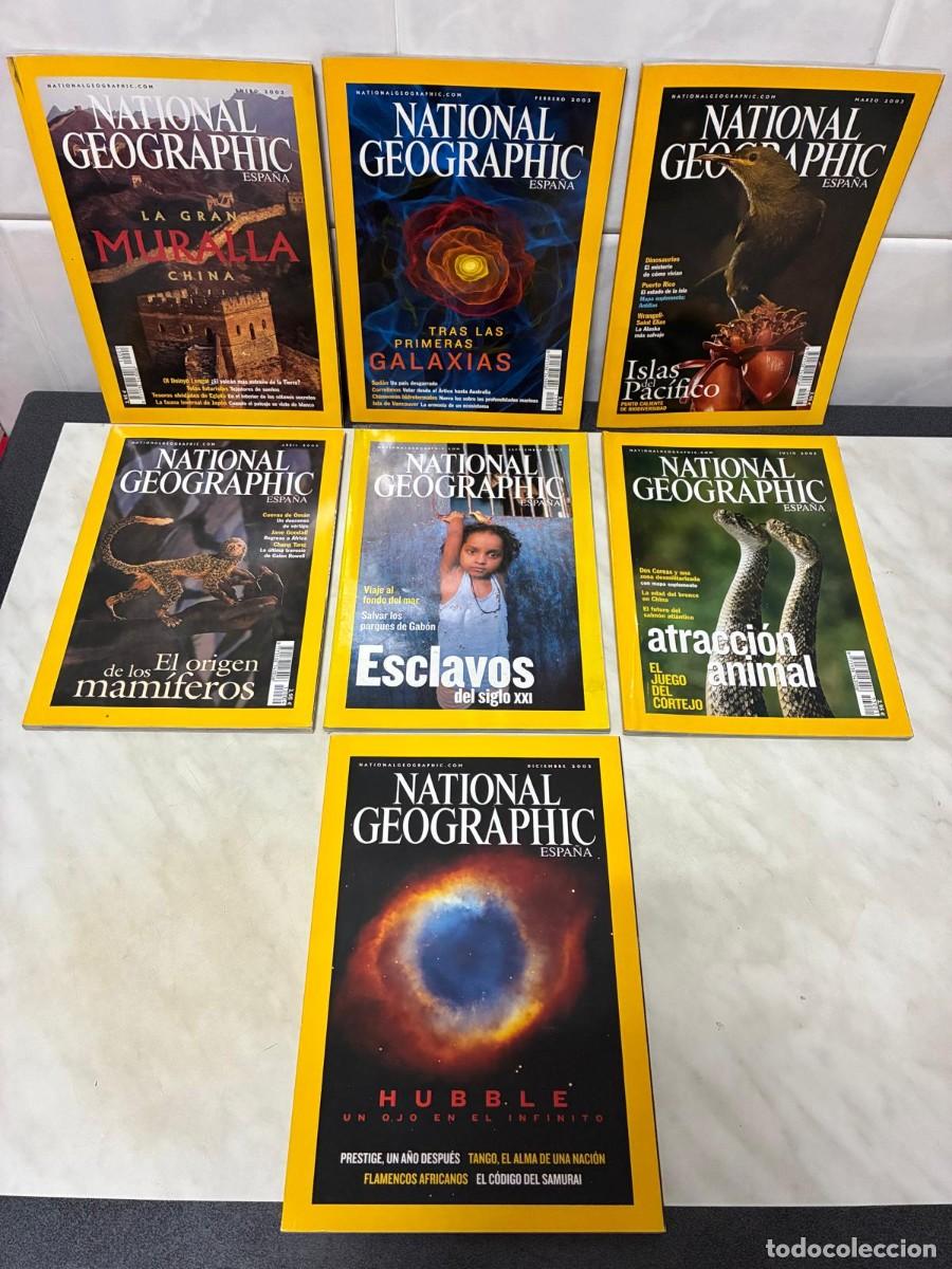 Coleccionismo de National Geographic: 7 N&Uacute;MEROS 2003 NATIONAL GEOGRAPHIC ESPA&Ntilde;A. PEDIDO M&Iacute;NIMO 5 EUROS.