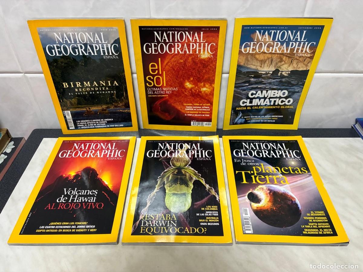 Coleccionismo de National Geographic: 6 N&Uacute;MEROS 2004 NATIONAL GEOGRAPHIC ESPA&Ntilde;A. PEDIDO M&Iacute;NIMO 5 EUROS.