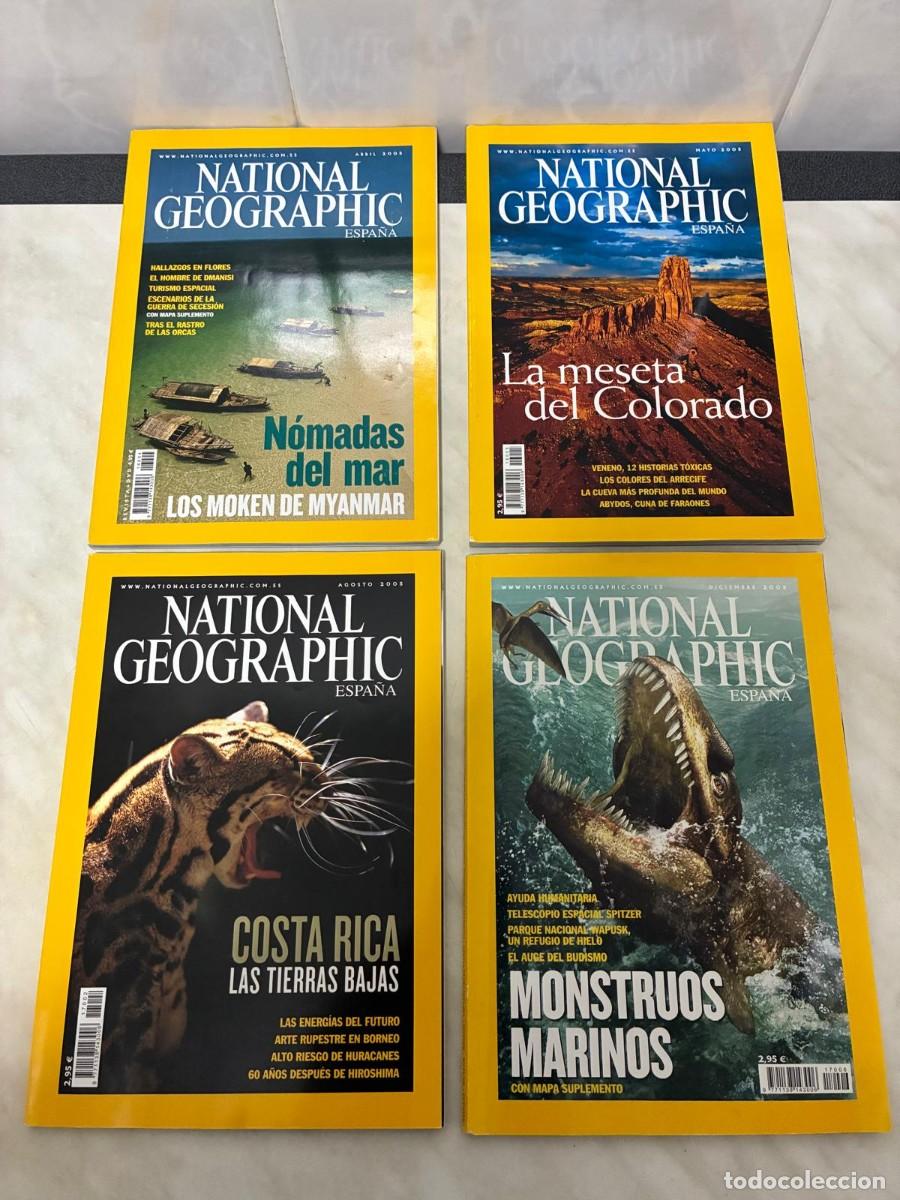 Coleccionismo de National Geographic: 4 N&Uacute;MEROS 2005 NATIONAL GEOGRAPHIC ESPA&Ntilde;A. PEDIDO M&Iacute;NIMO 5 EUROS. N&Uacute;MEROS DE ABRIL,MAYO, AGOSTO Y DI