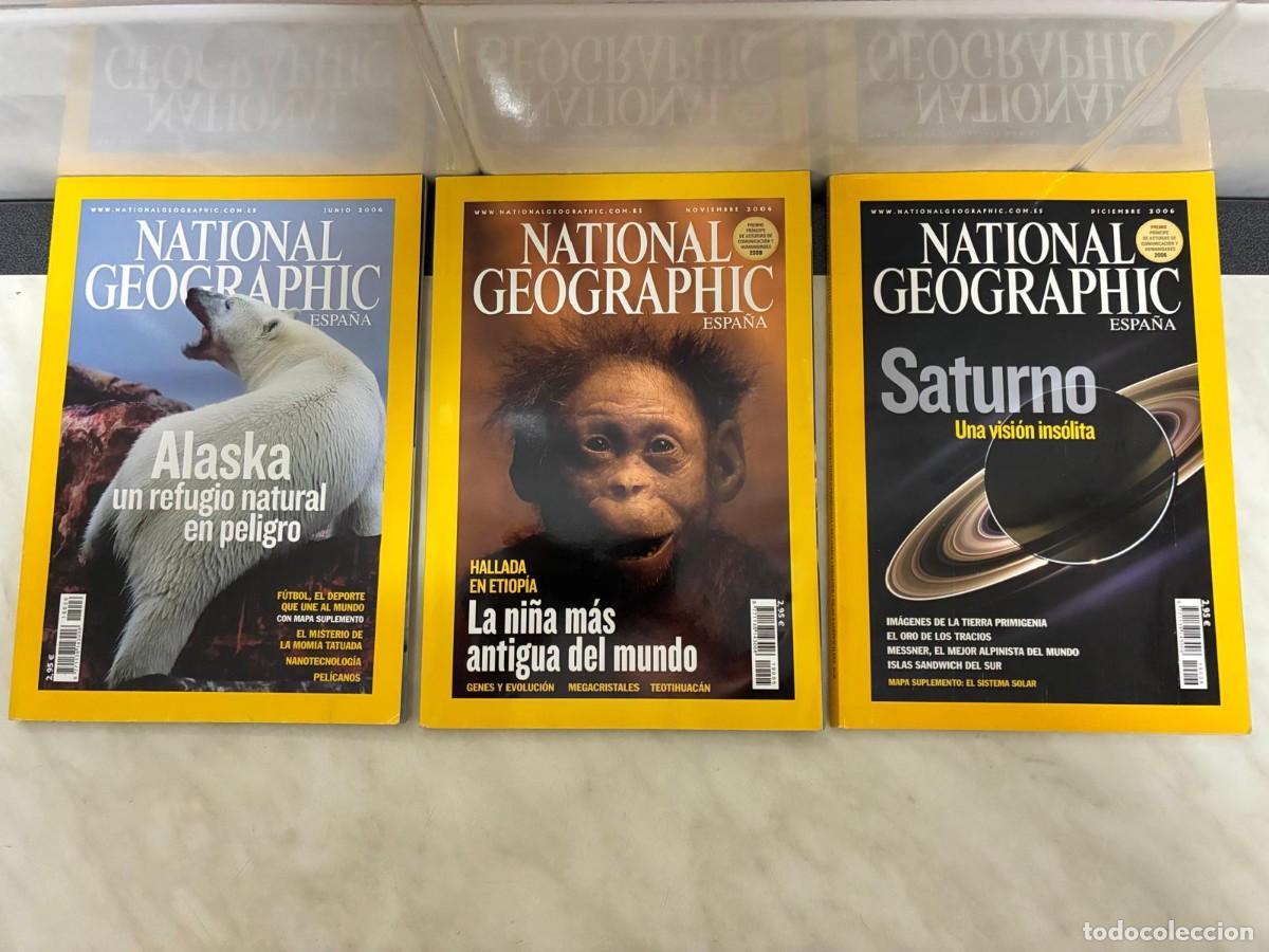 Coleccionismo de National Geographic: 3 N&Uacute;MEROS 2006 NATIONAL GEOGRAPHIC ESPA&Ntilde;A. PEDIDO M&Iacute;NIMO 5 EUROS. JUNIO, NOVIEMBRE Y DICIEMBRE.