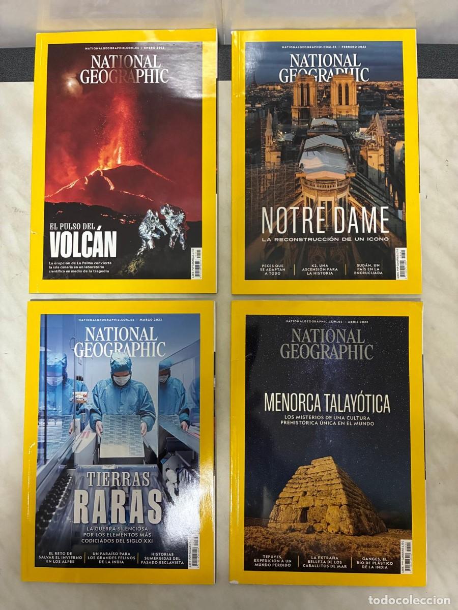 Coleccionismo de National Geographic: 4 N&Uacute;MEROS A&Ntilde;O 2022 NATIONAL GEOGRAPHIC ESPA&Ntilde;A. PEDIDO M&Iacute;NIMO 5 EUROS. DE ENERO A ABRIL.