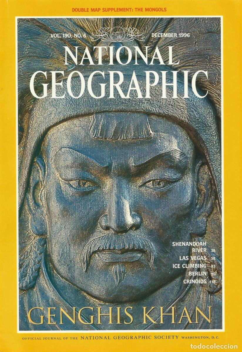 Coleccionismo de National Geographic: Revista National Geographic - Genghis Khan - Vol. 190, No.6 December 1996 - Edici&oacute;n norteamericana