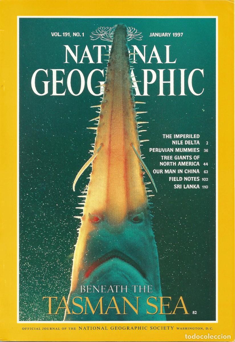Coleccionismo de National Geographic: Revista National Geographic - Tasman sea - Vol. 191, No.1 December 1997 - Edici&oacute;n norteamericana