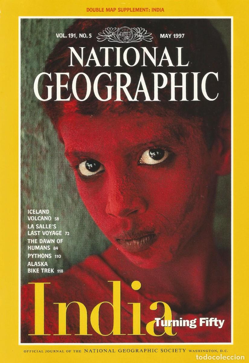 Coleccionismo de National Geographic: Revista National Geographic - India - Vol. 191, No.5 May 1997 - Edici&oacute;n norteamericana