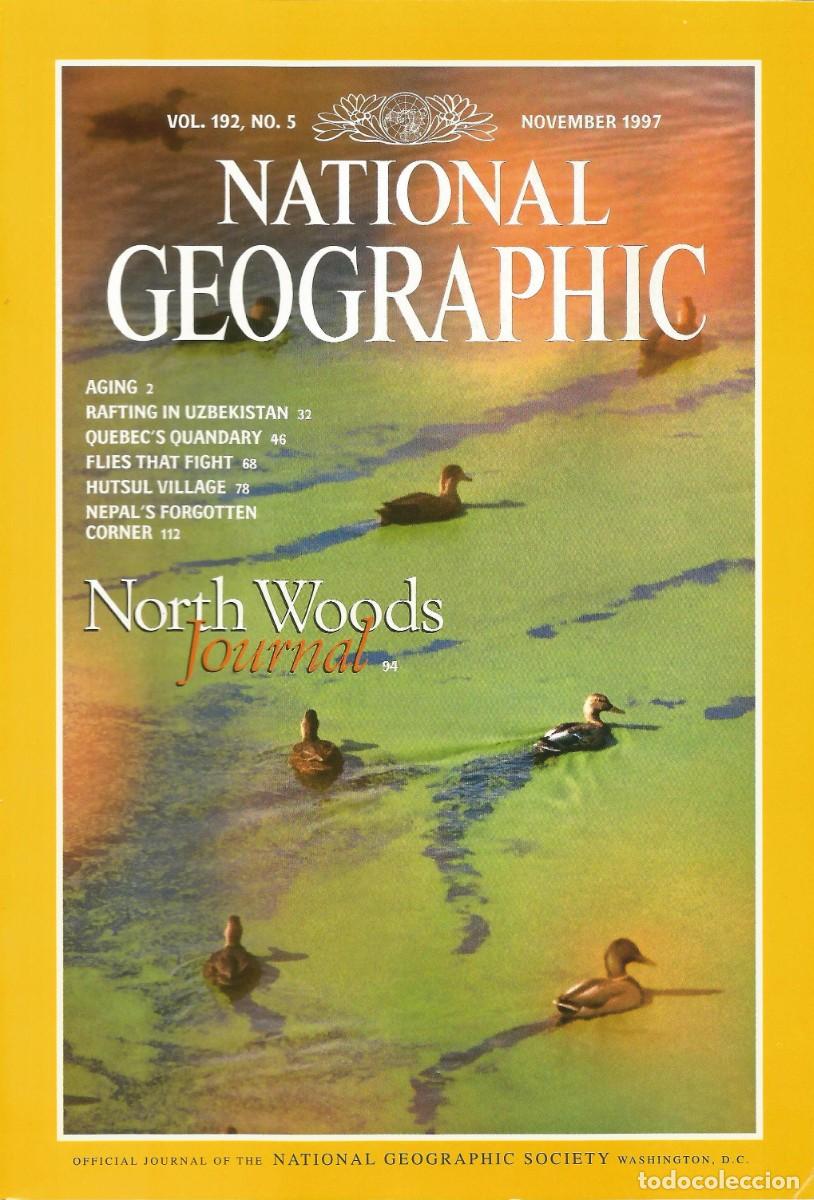 Coleccionismo de National Geographic: Revista National Geographic - North Woods - Vol. 192, No.5 November 1997 - Edici&oacute;n norteamericana