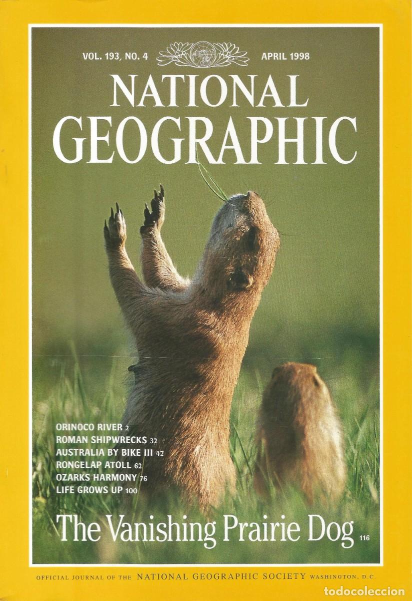 Coleccionismo de National Geographic: Revista National Geographic - Prairie dog - Vol. 193, No.4 April 1998 - Edici&oacute;n norteamericana
