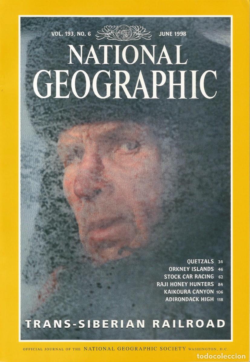 Coleccionismo de National Geographic: Revista National Geographic - Trans-siberian - Vol. 193, No.6 June 1998 - Edici&oacute;n norteamericana