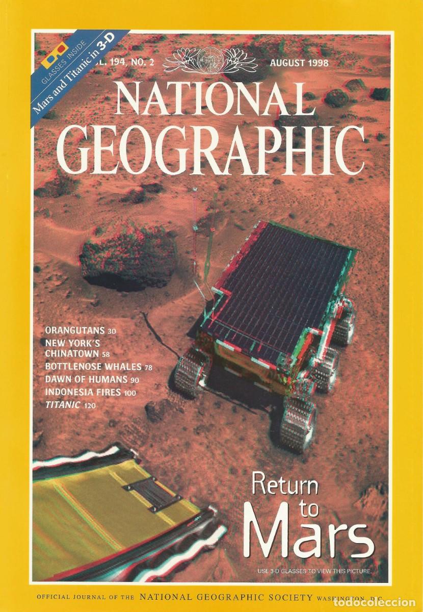 Coleccionismo de National Geographic: Revista National Geographic - Return to Mars - Vol. 194, No.2 August 1998 - Edici&oacute;n en ingl&eacute;s