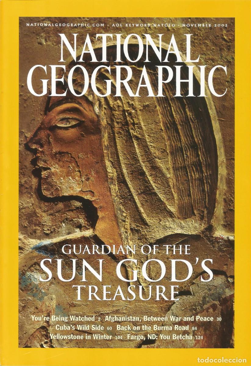 Coleccionismo de National Geographic: Revista National Geographic - Sun God's Treasure - Vol. 204, No. 5, November 2003 Edici&oacute;n en ingl&eacute;s