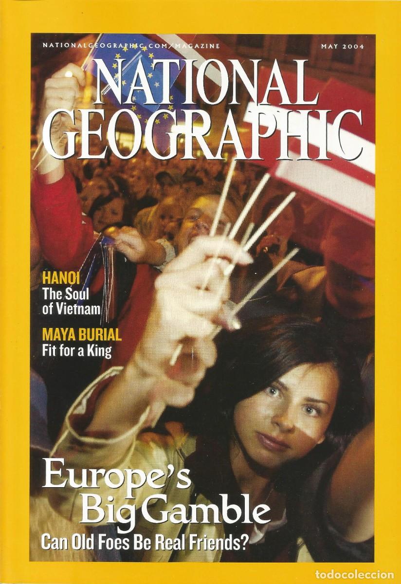 Coleccionismo de National Geographic: Revista National Geographic - Europe's Big Gamble - Vol. 205, No. 5, May 2004 - Edici&oacute;n en ingl&eacute;s