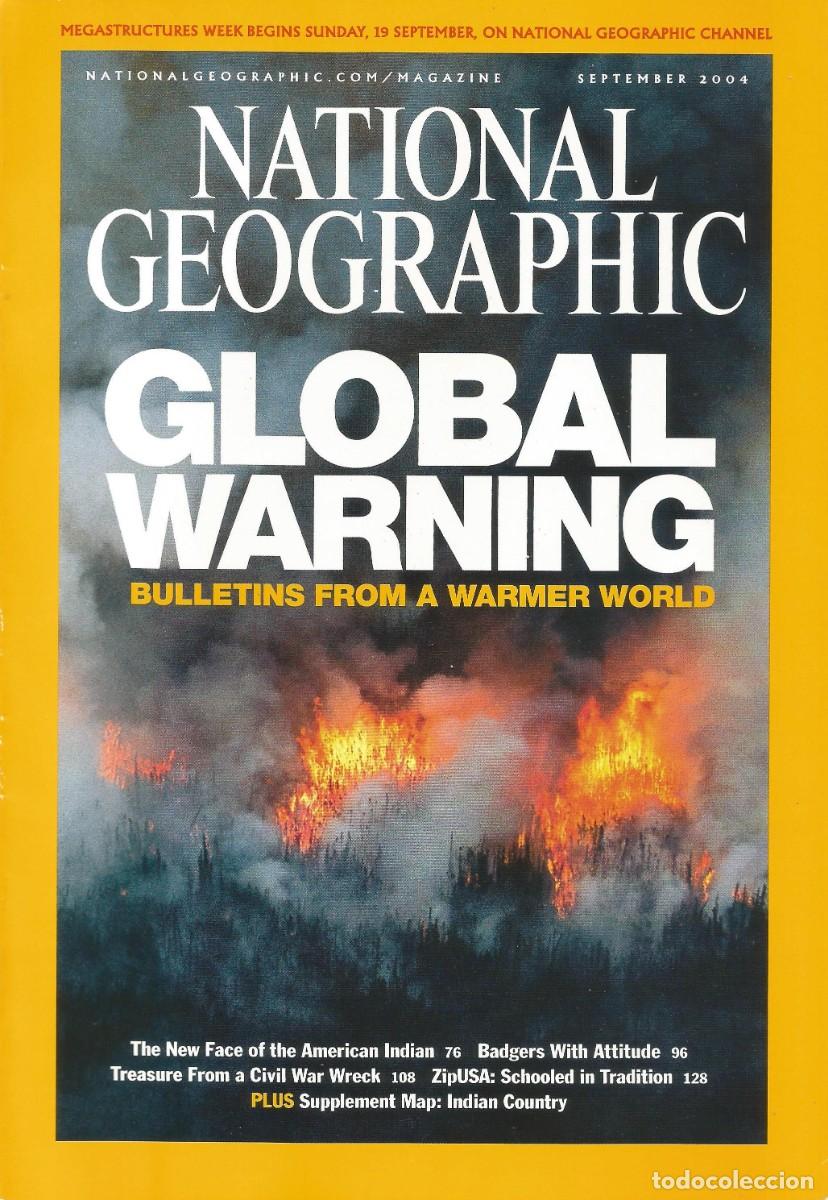Coleccionismo de National Geographic: Revista National Geographic - Global Warning - Vol. 206, No. 3, September 2004 - Edici&oacute;n en ingl&eacute;s