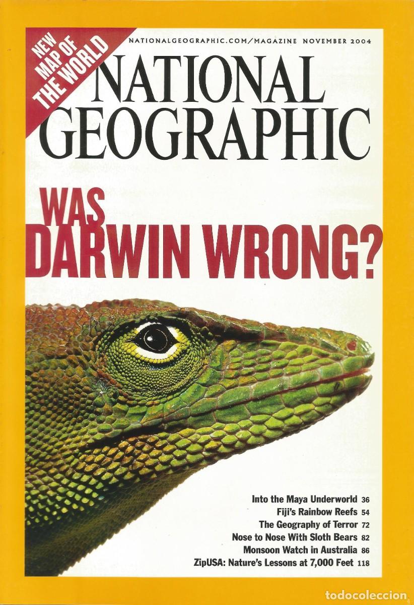 Coleccionismo de National Geographic: Revista National Geographic - Was Darwin Wrong - Vol. 206, No. 5, November 2004 - Edici&oacute;n en ingl&eacute;s