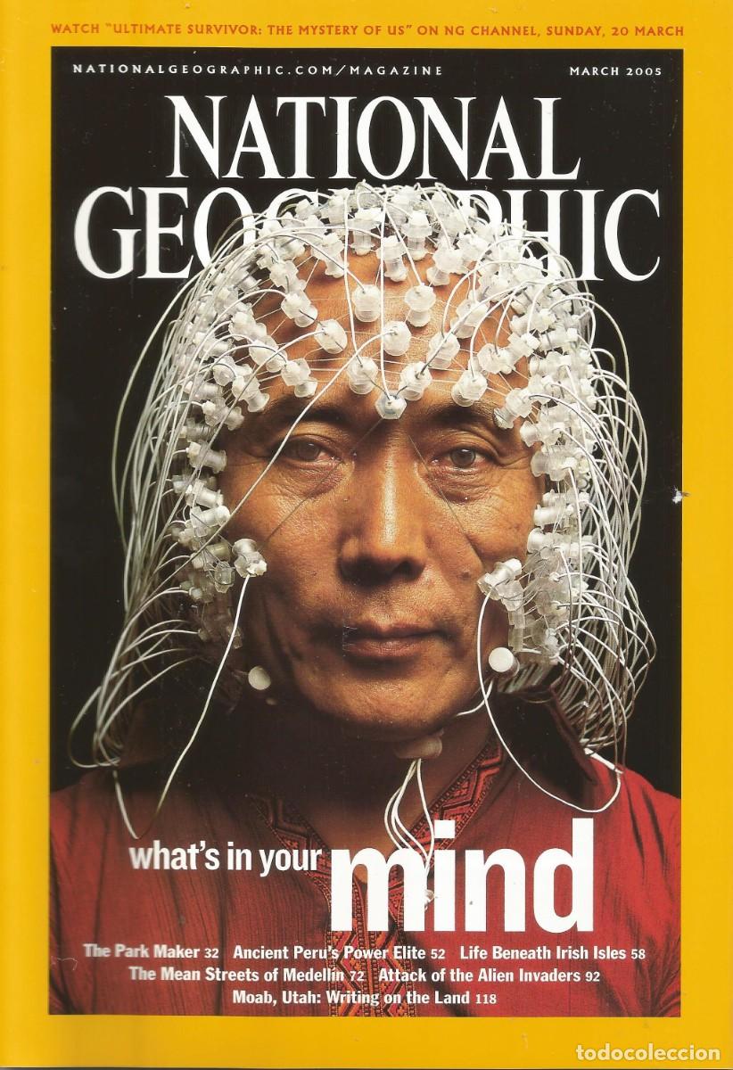 Coleccionismo de National Geographic: Revista National Geographic - What's in Your Mind - Vol. 207, No. 3, March 2005 - Edici&oacute;n en ingl&eacute;s