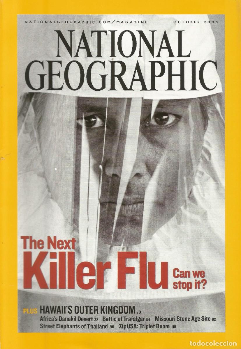 Coleccionismo de National Geographic: Revista National Geographic - The Next Killer Flu - Vol.208, No. 4, October 2005 - Edici&oacute;n en ingl&eacute;s