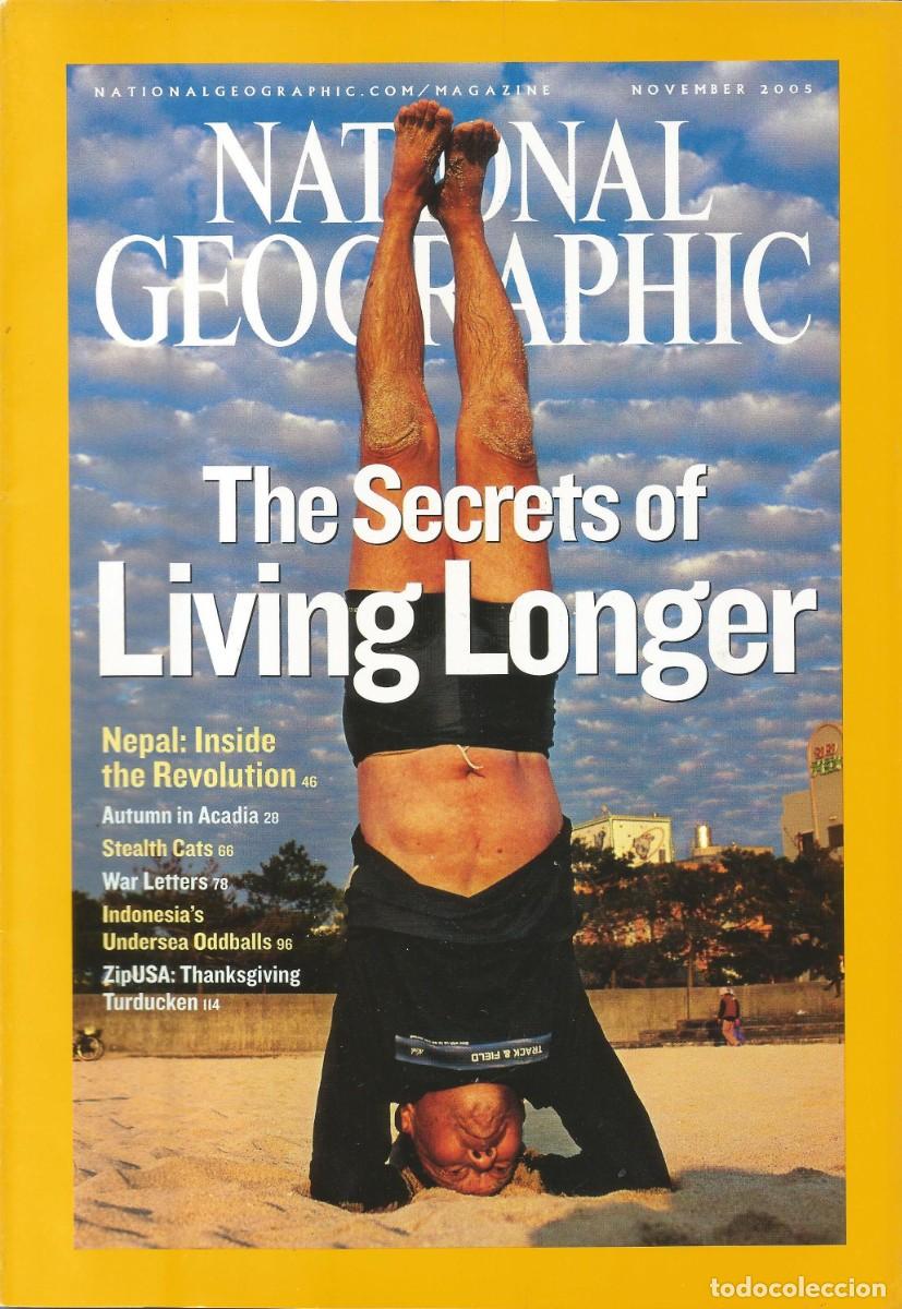Coleccionismo de National Geographic: Revista National Geographic - Secrets of Living - Vol.208, No. 5, November 2005 - Edici&oacute;n en ingl&eacute;s