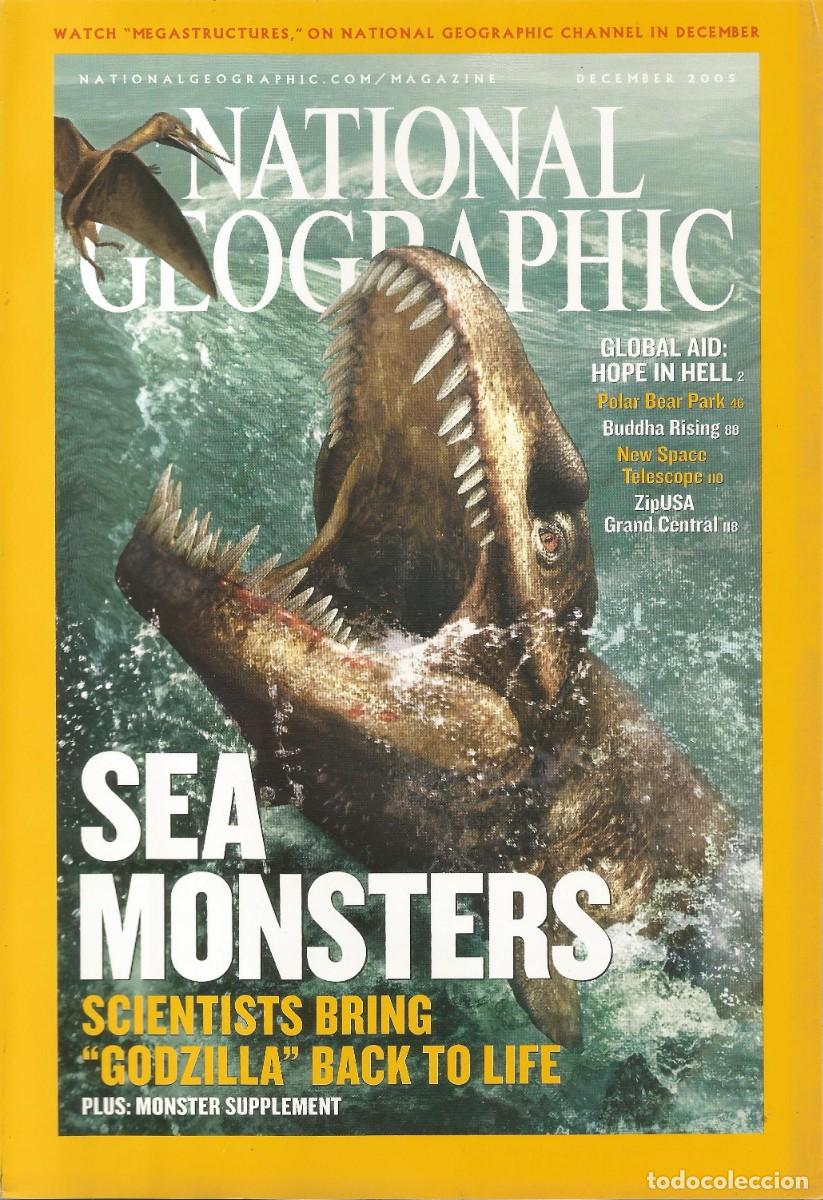 Coleccionismo de National Geographic: Revista National Geographic - Sea Monsters - Vol.208, No. 6, December 2005 - Edici&oacute;n en ingl&eacute;s