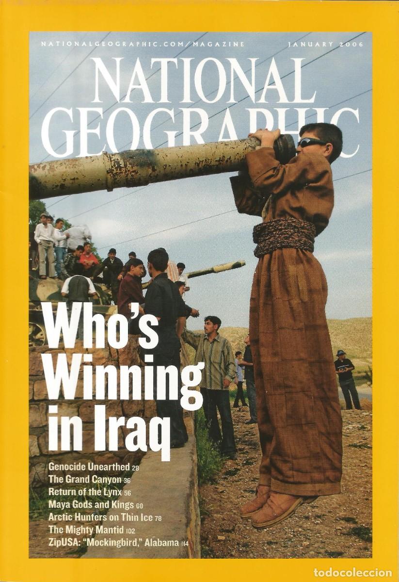 Coleccionismo de National Geographic: Revista National Geographic - Who's Winning Iraq - Vol.209, No. 1, January 2006 - Edici&oacute;n en ingl&eacute;s