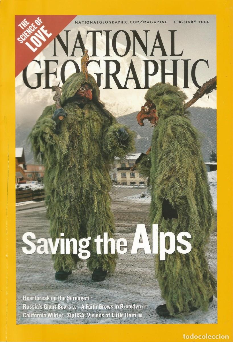 Coleccionismo de National Geographic: Revista National Geographic - Saving the Alps - Vol.209, No. 2, February 2006 - Edici&oacute;n en ingl&eacute;s