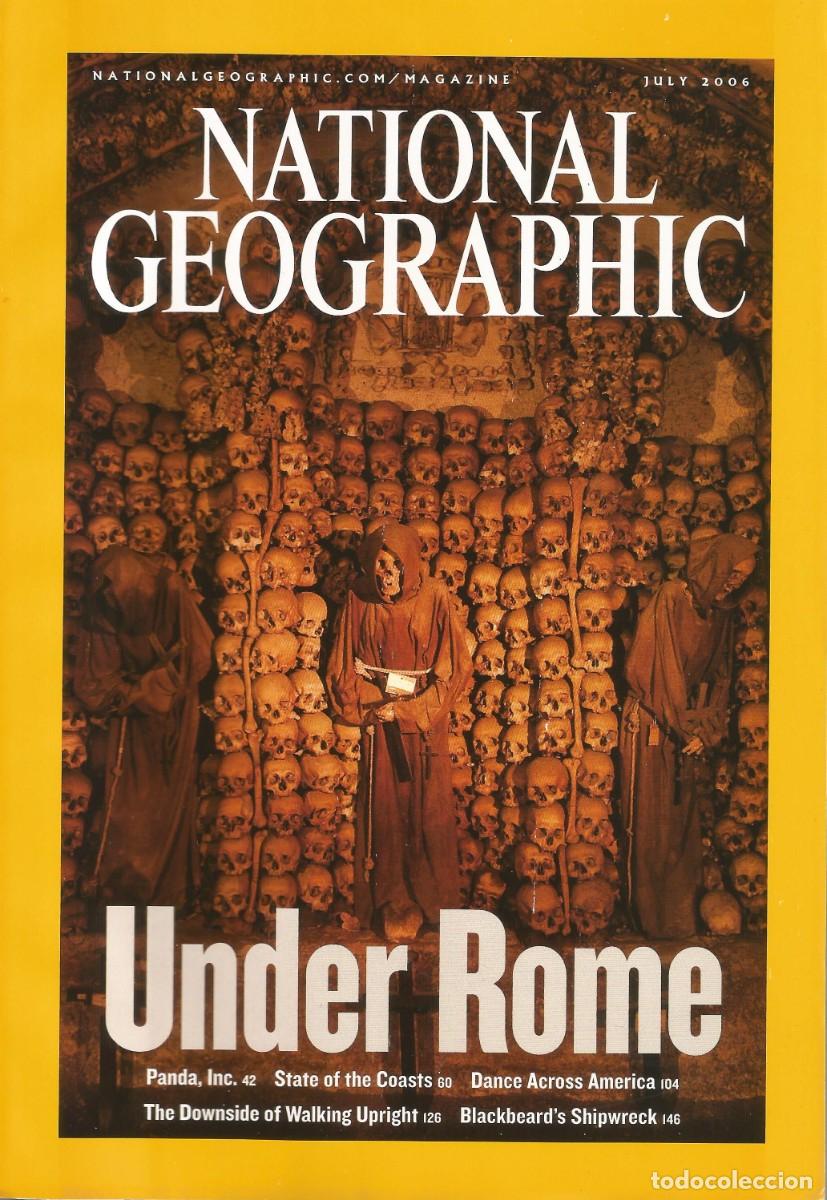 Coleccionismo de National Geographic: Revista National Geographic - Under Rome - Vol.210, No. 1, July 2006 - Edici&oacute;n en ingl&eacute;s