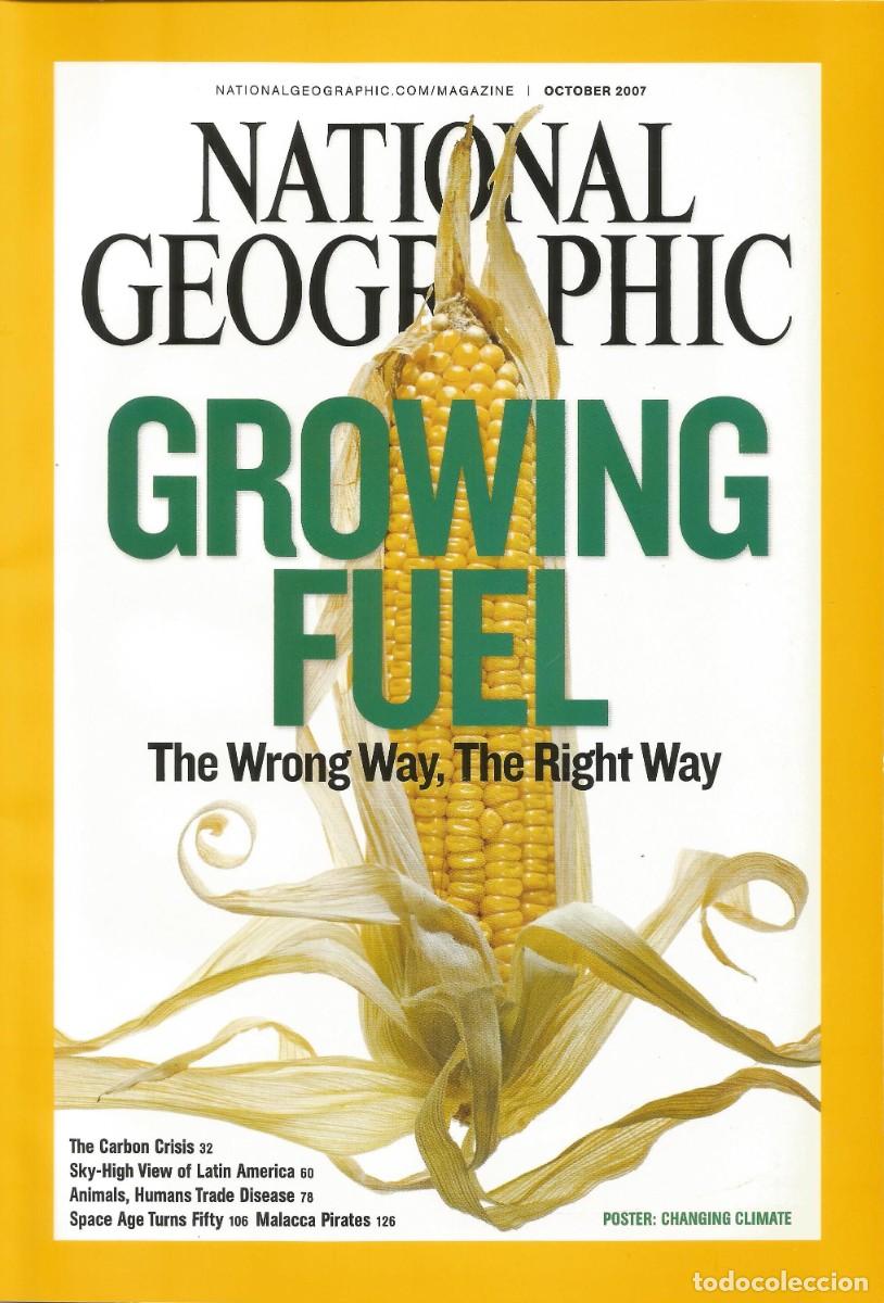 Coleccionismo de National Geographic: Revista National Geographic - Growing Fuel - Vol.212, No. 4, October 2007 - Edici&oacute;n en ingl&eacute;s