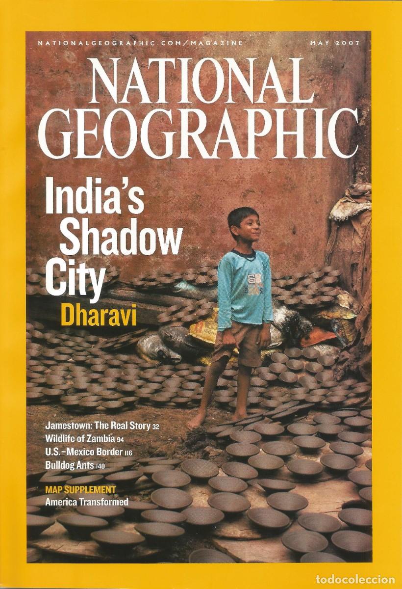 Coleccionismo de National Geographic: Revista National Geographic - India's Shadow City - Vol. 211, No. 5, May 2007 - Edici&oacute;n en ingl&eacute;s