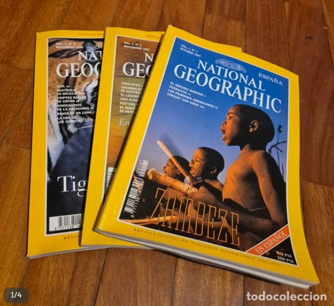 Coleccionismo de National Geographic: NATIONAL GEOGRAPHIC. PRIMEROS N&Uacute;MEROS EN ESPA&Ntilde;OL. OCTUBRE DE 1997 - OCTUBRE DE 2000. 36 EJEMPLARES.