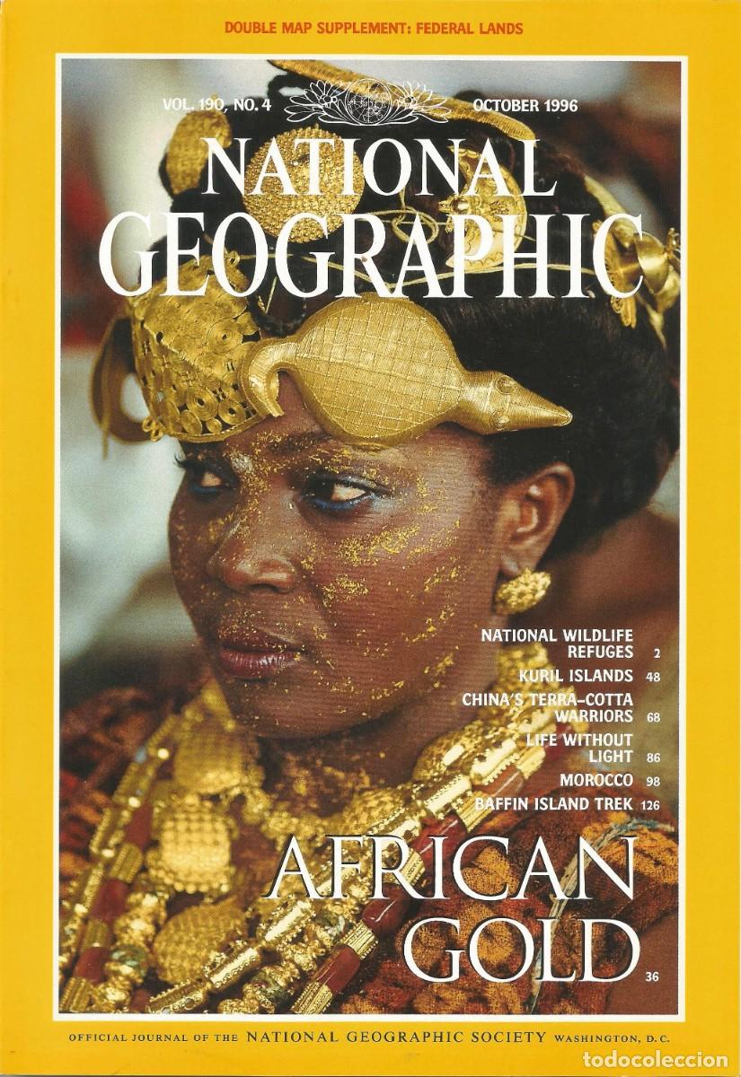 Coleccionismo de National Geographic: Revista National Geographic - African gold - Vol. 190, No.4 October 1996 - Edici&oacute;n norteamericana