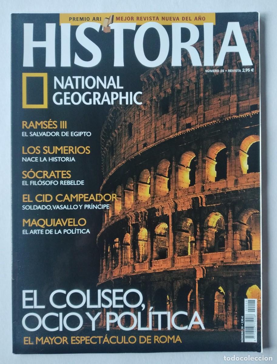 Coleccionismo de National Geographic: REVISTA: Historia National Geographic n&ordm; 28 -El Coliseo, ocio y pol&iacute;tica