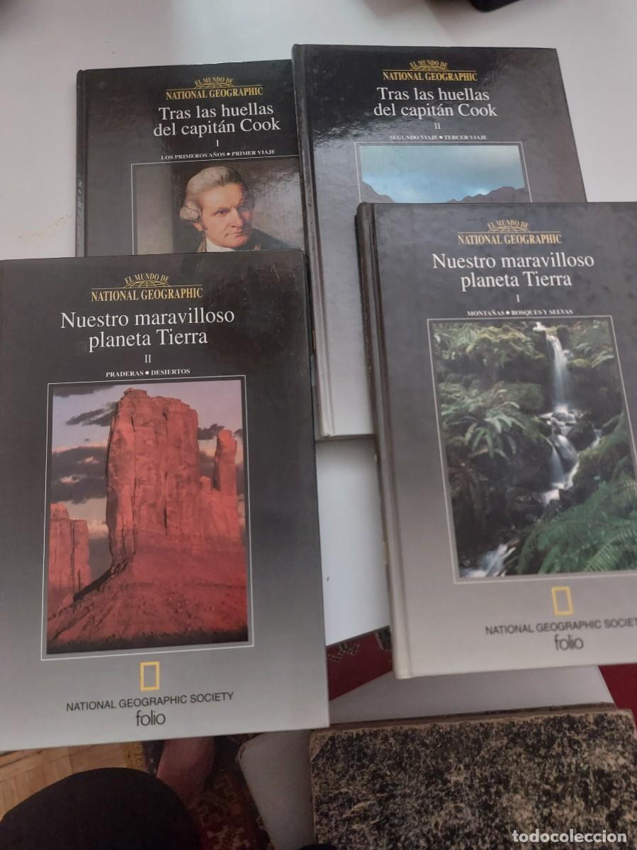 Coleccionismo de National Geographic: lote libros National geographic Viajes James Cook tierra