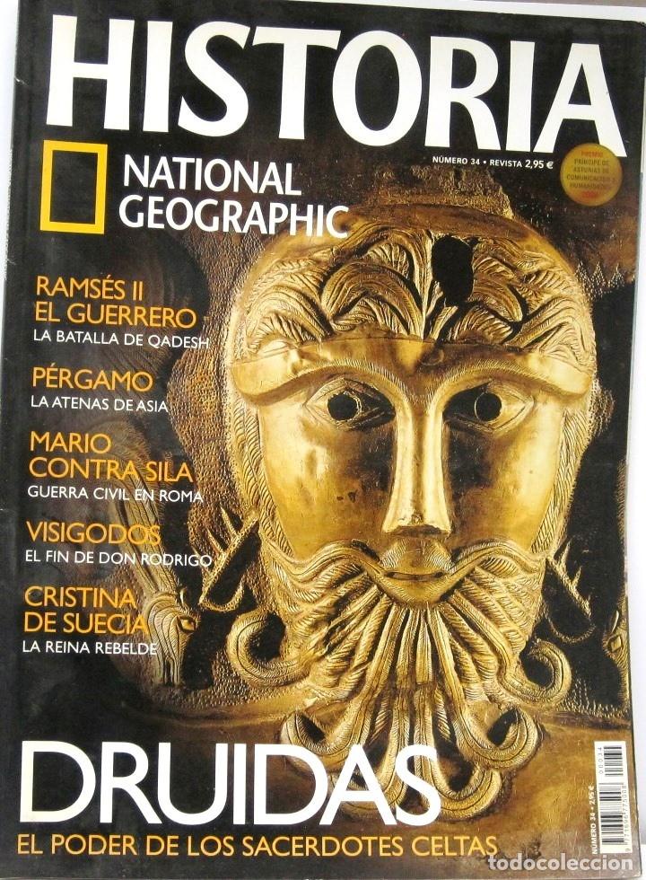 Coleccionismo de National Geographic: HISTORIA - N&ordm; 34 - DRUIDAS EL PODER DE LOS SACERDOTES CELTAS