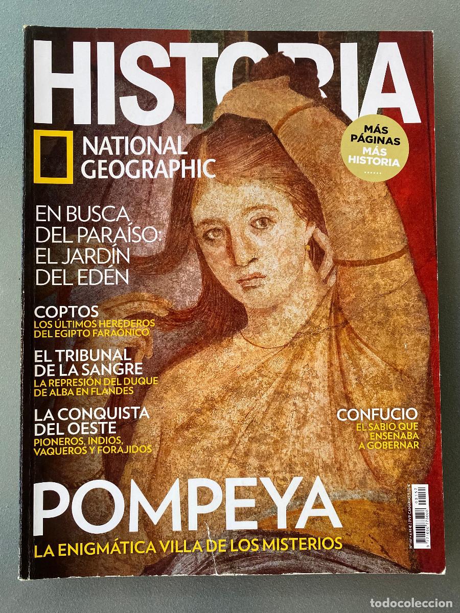 Coleccionismo de National Geographic: Revista 'Historia National Geographic', n&ordm; 157. Pompeya en portada. Buen estado.
