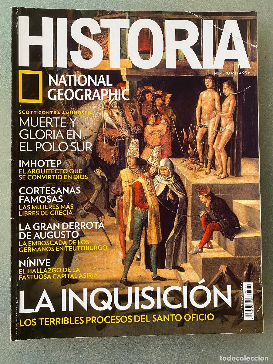 Coleccionismo de National Geographic: Revista 'Historia National Geographic', n&ordm; 161. La Inquisici&oacute;n en portada. Buen estado.
