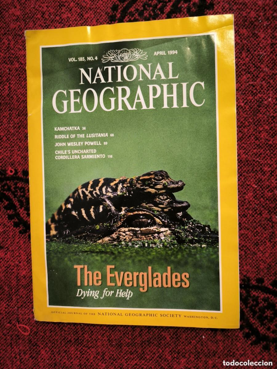Coleccionismo de National Geographic: National Geographic En Ingl&eacute;s Abril 1994 Everglades Lusitania Kamchatka Chile Powell